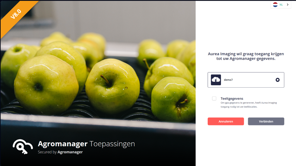 Connect an Agromanager environment to Aurea