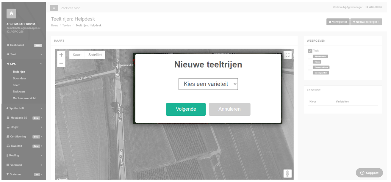 Variëteit kiezen