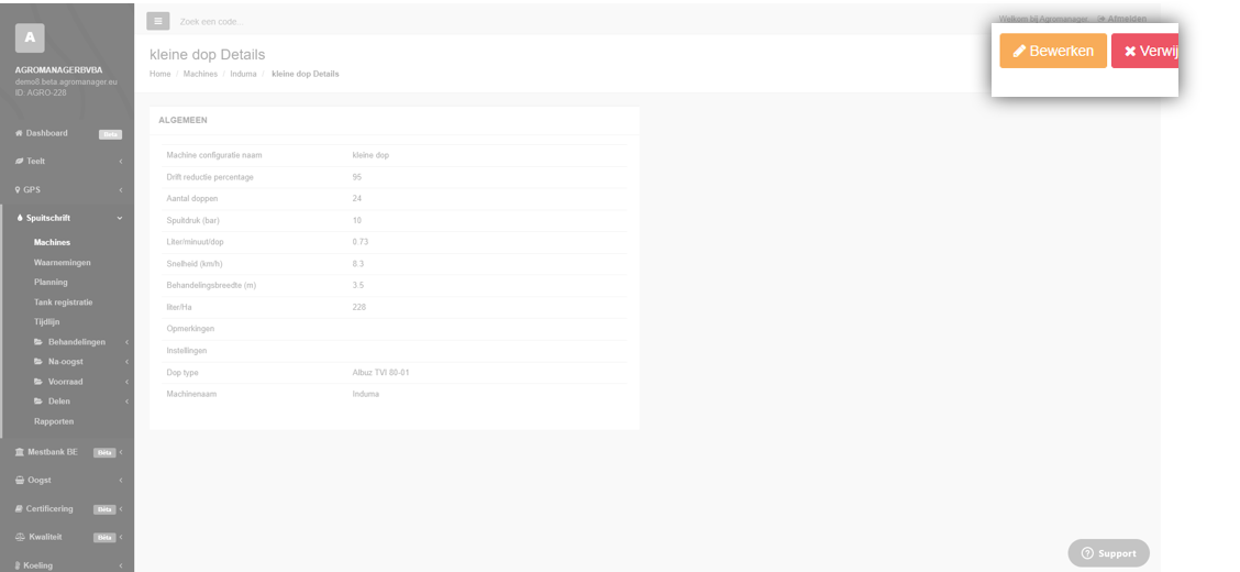Configuratie bewerken